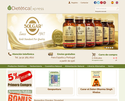 Dietetica Express | Herbolario y dietética online